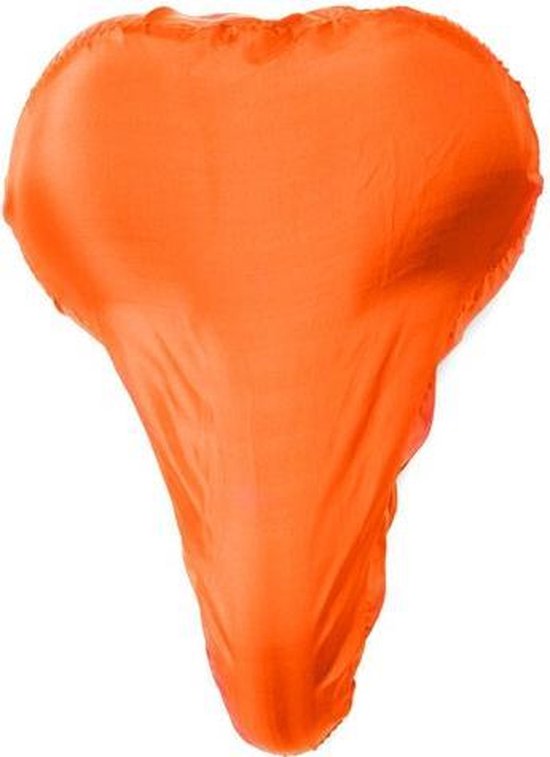 3x Oranje zadelhoezen waterdicht - Voordelige zadelhoezen voor de fiets - Zadelhoes - PVC coating - regenhoes - Fietsaccessoires