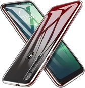 Hoesje Geschikt voor: Motorola Moto G8 Plus - Silicone - Transparant