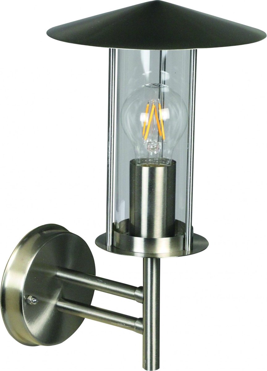 Luxform Wandlamp voor buiten Utah 230 V zilver LUX1708S