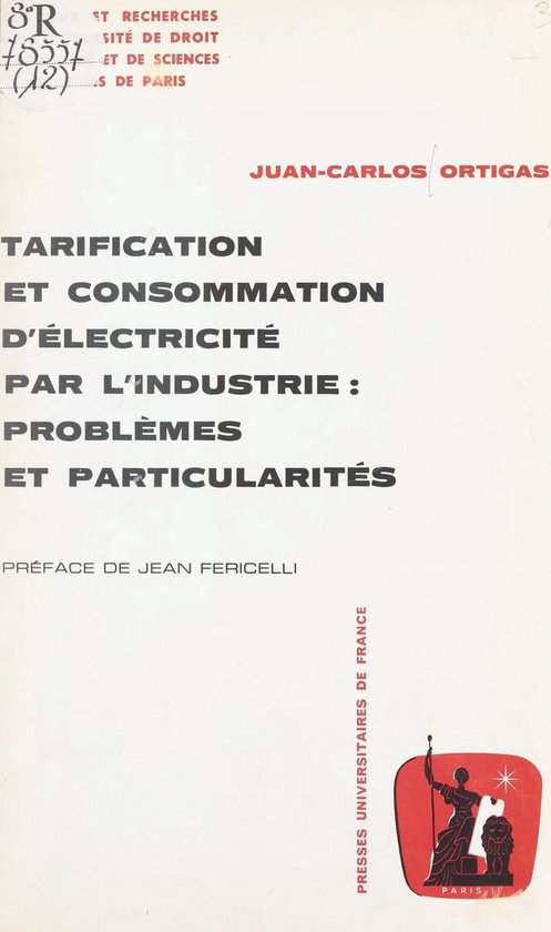 Tarification et consommation d'électricité par l'industrie ... - cover