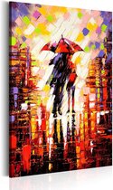 Schilderijen Op Canvas - Schilderij - Rain of Feelings 40x60 - Artgeist Schilderij