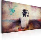 Schilderijen Op Canvas - Schilderij - Thoughts about... 90x60 - Artgeist Schilderij