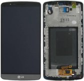 LCD / Scherm met frame voor LG G3 - Zwart