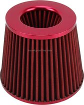 Universele Auto Luchtfilter Monteur Supercharger Auto Auto Filter Kits Luchtinlaat Cool Filter, Size: 14.5 * 15 cm (Rood) (rood)