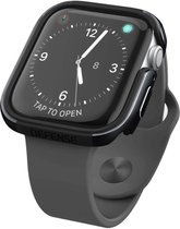 Raptic Edge Apple watch 44mm hoesje aluminium bumper - Zwart