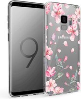 iMoshion Design voor de Samsung Galaxy S9 hoesje - Bloem - Roze