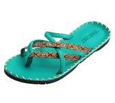 Yoga Sandalen - turkoois 42 Slippers YOGISTAR