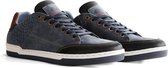 NoGRZ W.Burn - Leren Heren Sneaker - Blauw - Maat 43