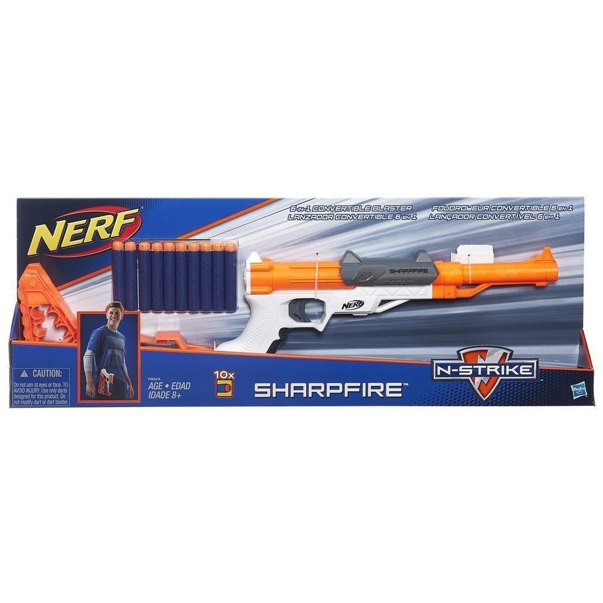 Verdorie Beweging lening NERF N-Strike Elite SharpFire - Blaster | bol.com