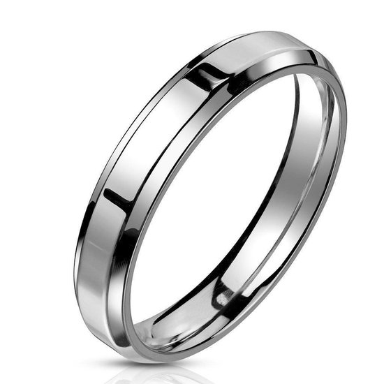 Fladge - Minimalistische zilveren ring voor elke gelegenheid