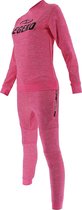 Joggingpak met Sweater Meisjes/Dames Roze SlimFit Polyester  XS