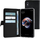 Azuri Xiaomi Redmi Note 5 hoesje - Walletcase - Zwart