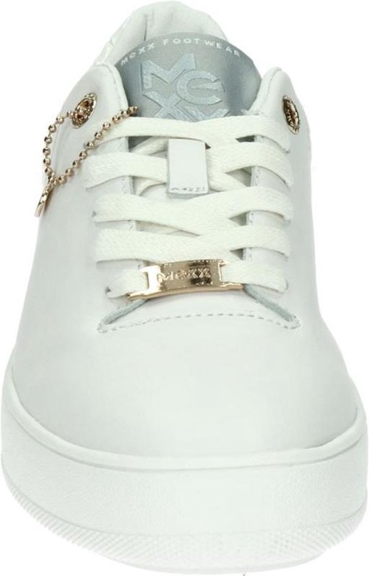 Mexx Dames Lage sneakers Eline - Wit - Maat 39 | Bestel nu!