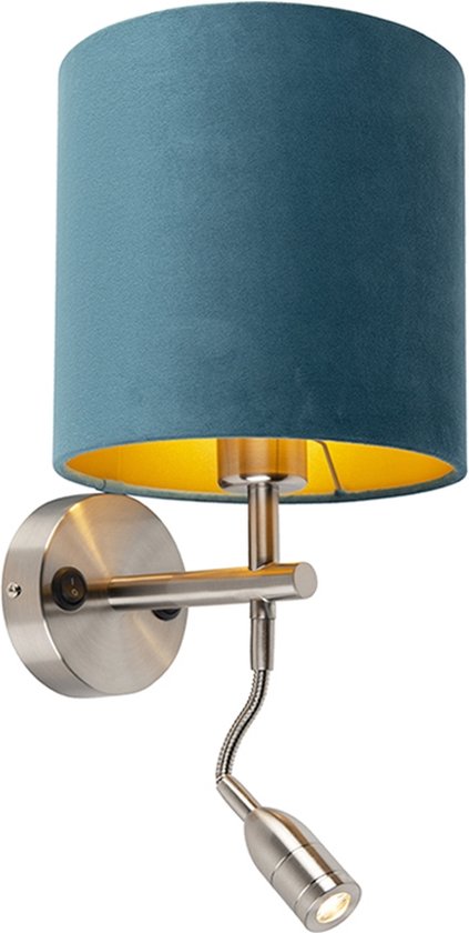 Gouzloyed Wandlamp voor binnen, led-wandlamp voor binnen, 9 W, 230 V, moderne wandlamp voor binnen, warm wit, 3000 K, wandverlichting, wandlicht voor woonkamer, wanddecoratie, slaapkamer, hal (oranje