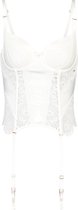 Hunkemöller NOIR Dames Bustier Hannako -  Wit - maat D70