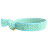 Woven Mexican bracelet blue