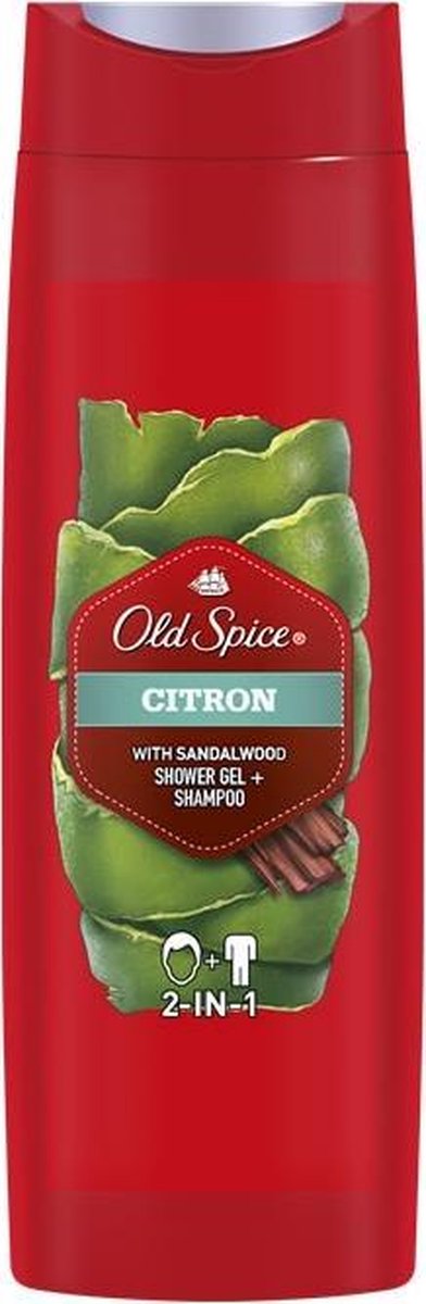 Goedkoopste Old Spice Citron Shower Gel & Shampoo 400ml