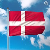 Deense vlag 150x225cm - Spunpoly