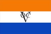 VOC vlag - Verenigde Oost-Indische Compagnie 100x150cm | Oranje variant