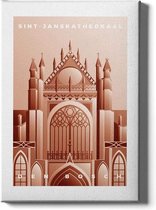 Walljar - Sint-Janskathedraal - Muurdecoratie - Poster