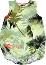 HEBE - romper - palm print - groen - Maat 50/56