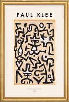 JUNIQE - Poster in houten lijst Klee - Comedians' Handbill -60x90