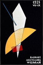 JUNIQE - Poster in kunststof lijst László Moholy-Nagy - Card for a