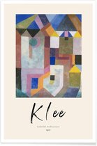 JUNIQE - Poster Klee - Colorful Architecture -30x45 /Kleurrijk