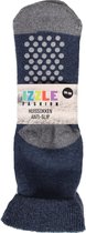 IZZLE - Homesocks antislip - Blauw - Maat 35/38