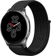 Shop4 - OnePlus Watch Bandje - Nylon Zwart