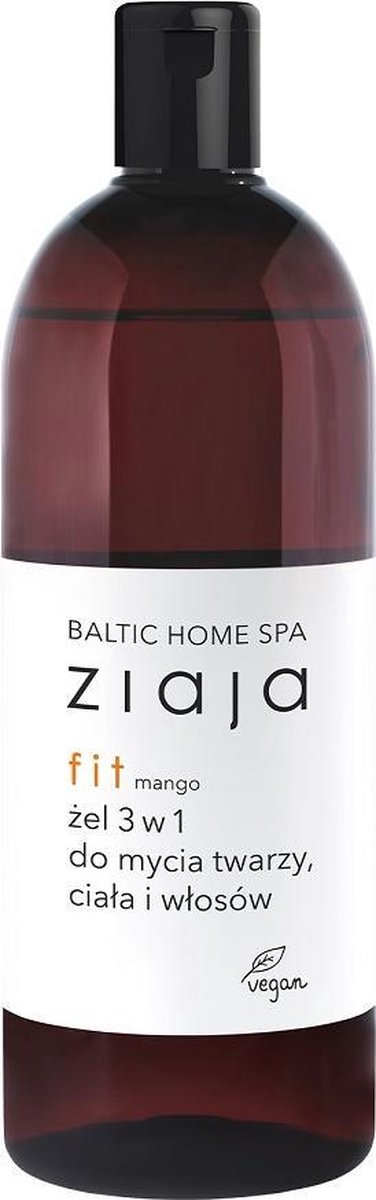 Baltic Home Spa Fit 3-in-1 Gel voor gezicht, lichaam en haar Mango 500ml