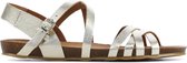 Red Rag Vrouwen Leren  Sandalen / Damesschoenen 79226 - Goud - Maat 42
