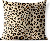 Buitenkussens - Tuin - Dierenprint luipaard - 45x45 cm