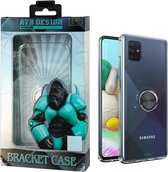 Hoesje met handige Ring Houder - Back Cover TPU Samsung A71