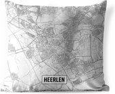Buitenkussens - Tuin - Stadskaart Heerlen - 60x60 cm