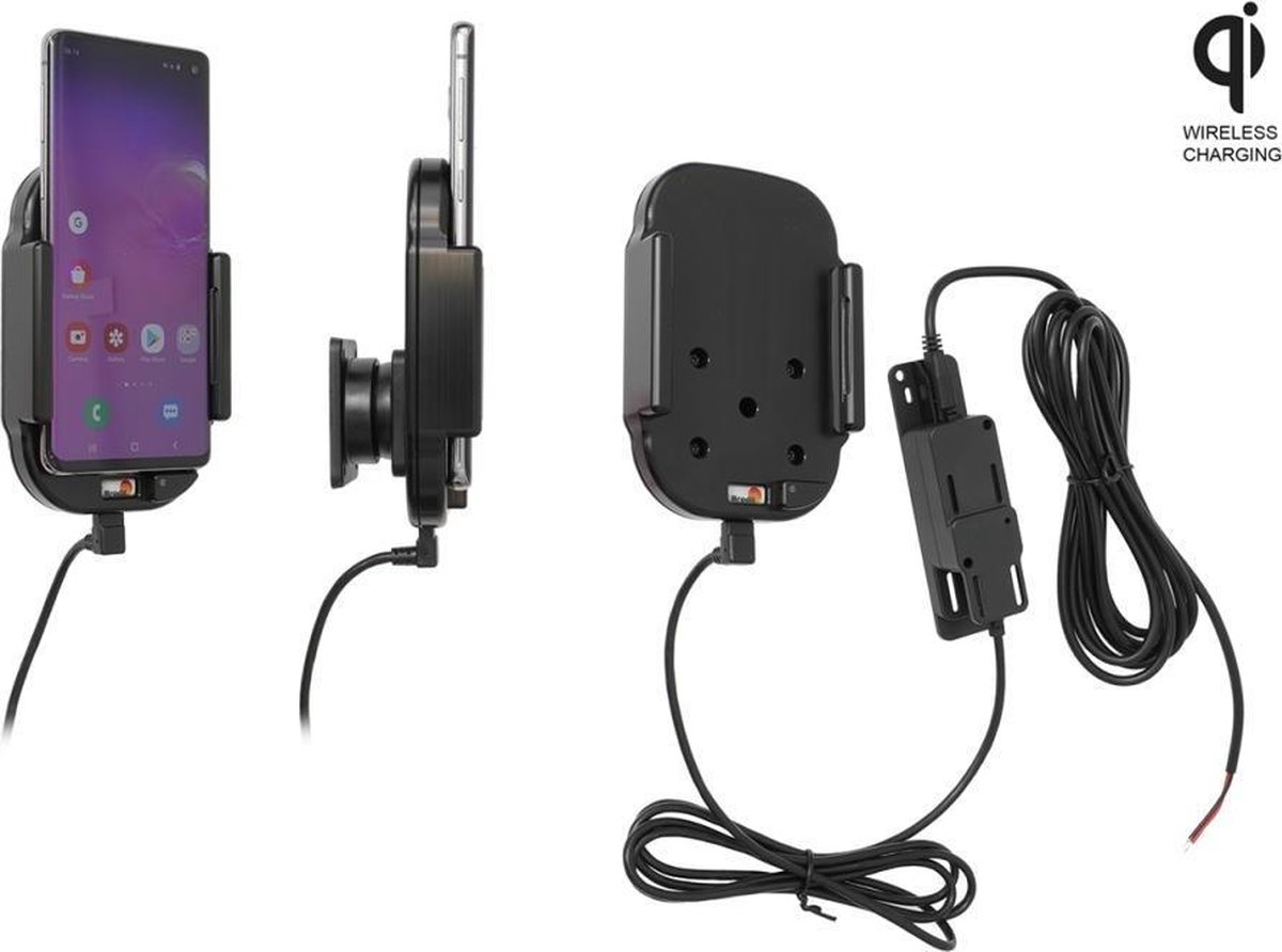 Brodit houder/lader Qi Samsung Galaxy S10 fixed instal.
