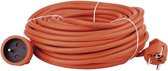 Rubber verlengkabel 40 meter oranje