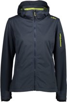 Cmp Softshelljas Dames Polyester/elastaan Navy/lime Maat 34