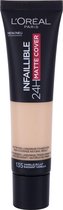 L’Oréal Paris Infaillible 32H Matte Cover Foundation - 135 - Foundation met een volledige dekking en een matte finish - 30 ml