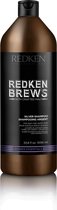 Redken Brews - Silver Shampoo - Zilvershampoo - 1000 ml