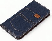 Bookcase iPhone 12 Pro Max - 4 kaartgleuven - Jeans blauw