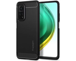Spigen Rugged Armor Xiaomi Mi 10T / 10T Pro Hoesje Zwart