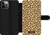 Wallet case - geschikt voor iPhone 12 Pro - Luipaardprint