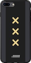 6F hoesje - geschikt voor iPhone 7 Plus -  TPU Case - Ajax Europees Uitshirt 2020-2021 #ffffff