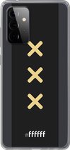 6F hoesje - geschikt voor Samsung Galaxy A72 -  Transparant TPU Case - Ajax Europees Uitshirt 2020-2021 #ffffff