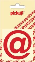 Pickup plakletter Helvetica 60 mm - rood @