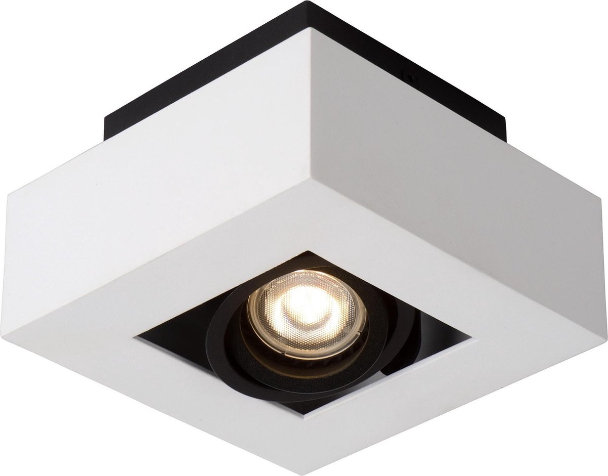 Plafonnier 2 spots LED 2x5W dim to warm blanc ou noir