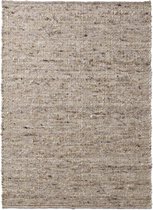 Wollen vloerkleed handweef Oslo - beige/crème 250x250 cm