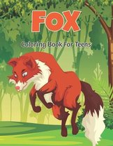 Fox Coloring Book For Teens