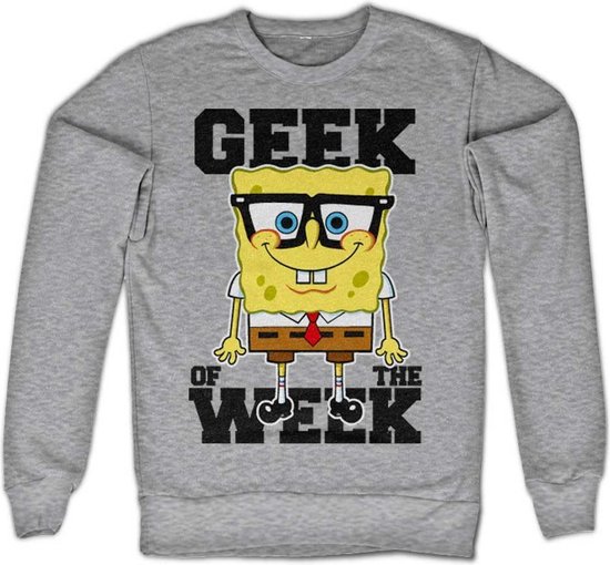 SpongeBob SquarePants Sweater/trui Geek Of The Week Grijs